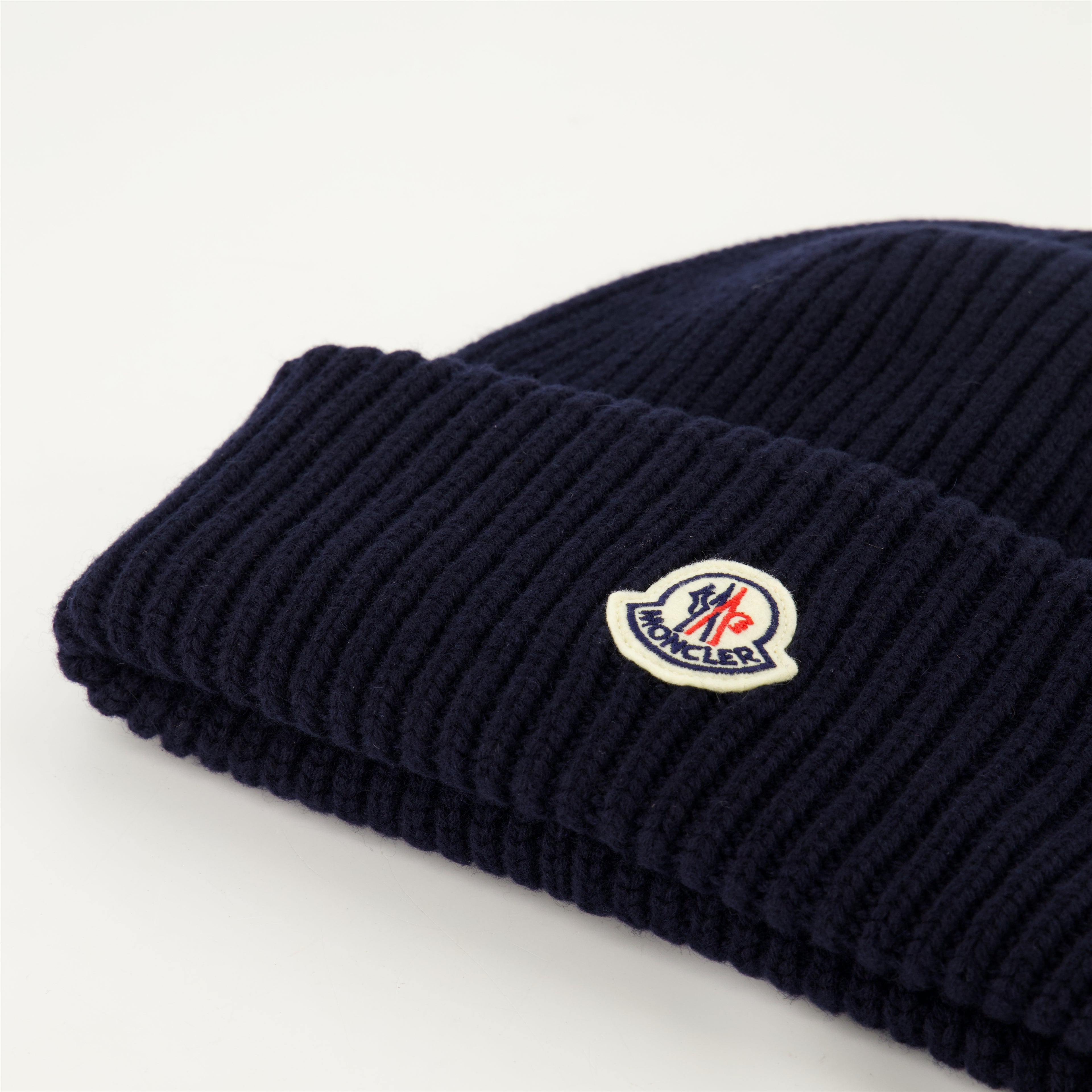 Hats, caps and beanies Bonnet en laine et cachemire Moncler Blue Homme