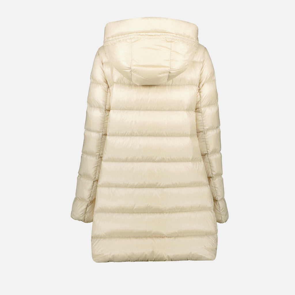 Bild des mittellangen Daunenjacke Suyenne von Moncler für Damen - Herbst-Winter 2025 - Rückansicht