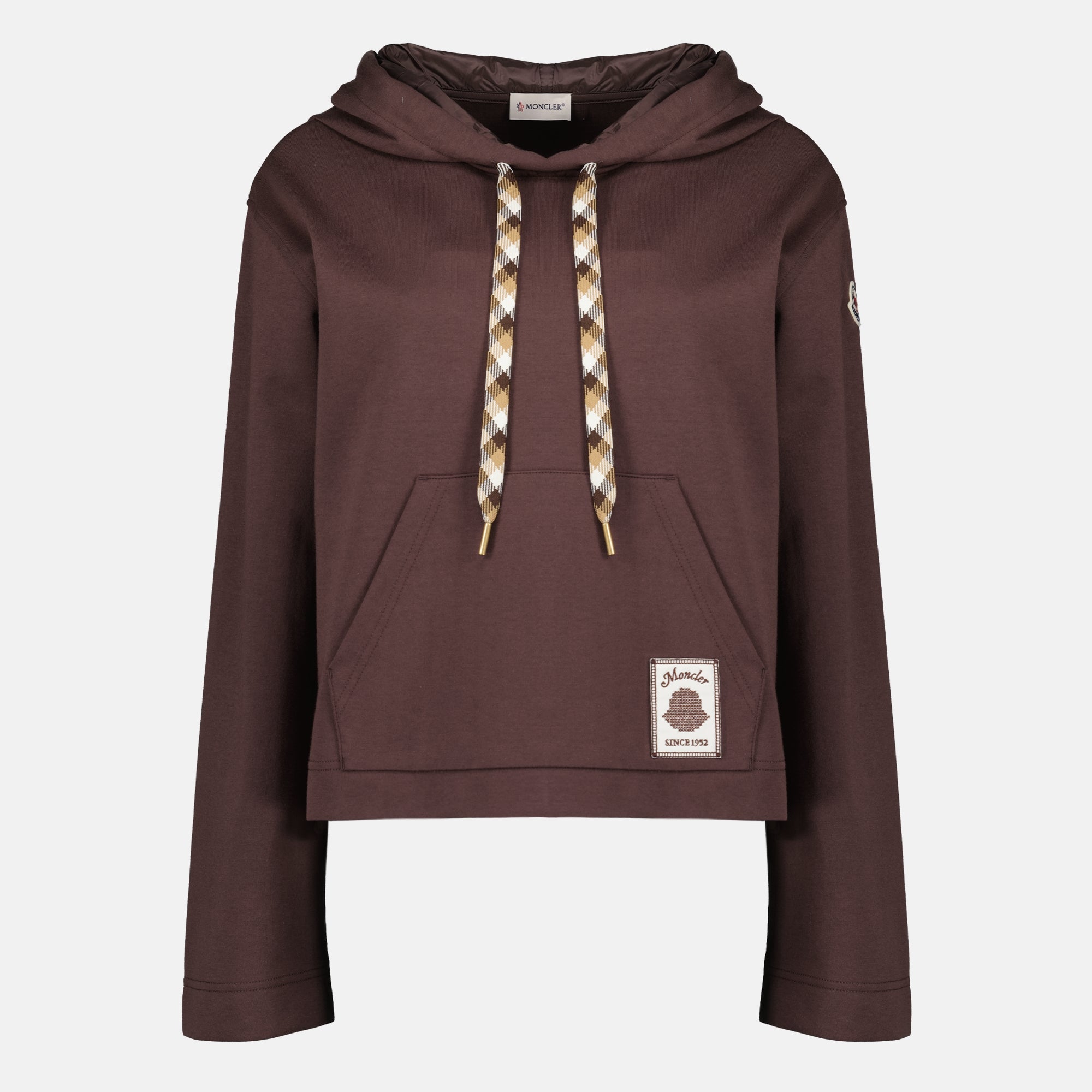 Sweatshirts Sweat à capuche marron Moncler Marron Femme