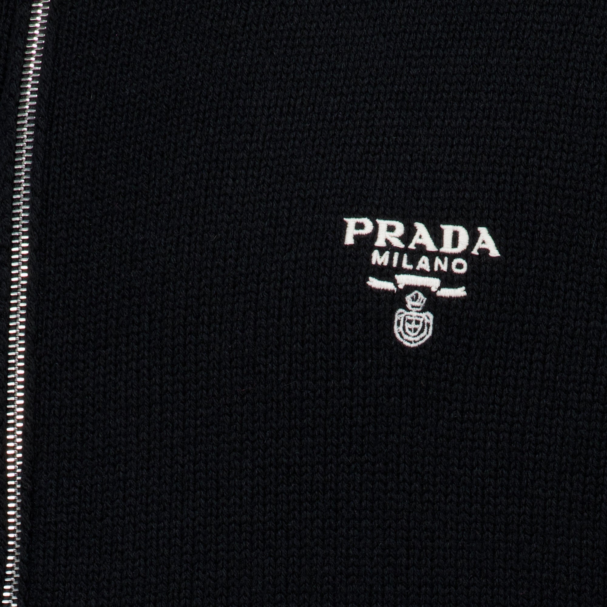 Vestes Schwarzer Kaschmir-Cardigan Prada Noir Homme