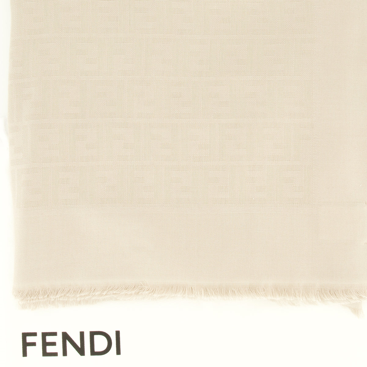 Écharpes, foulards et gants FF Beige Shawl Fendi Beige Femme
