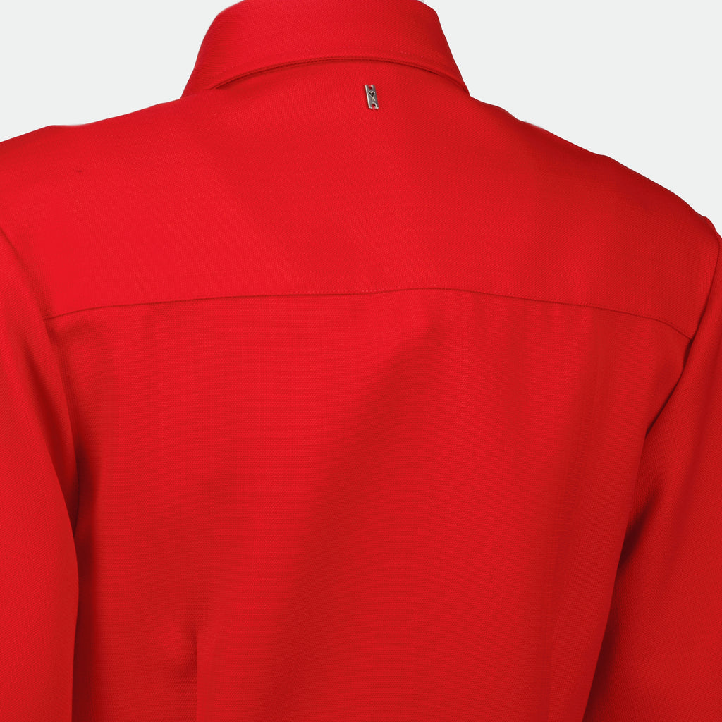 Vestidos Vestido Camisa em Lã Ami PARIS Vermelho Femme