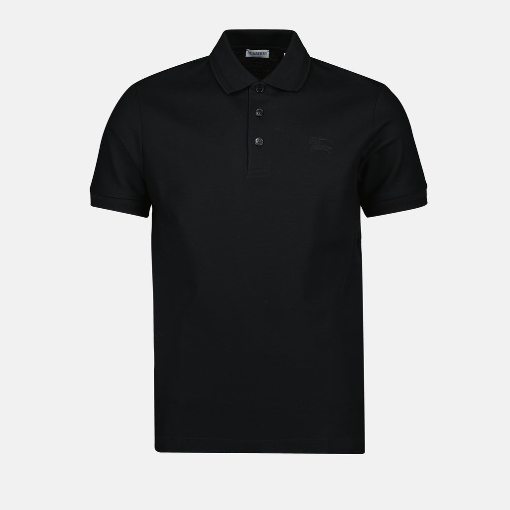 Polos Polo de Algodón Burberry Negro Homme