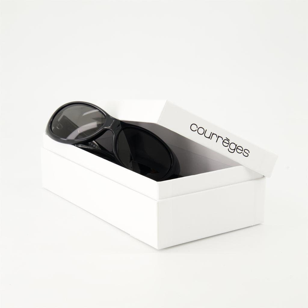 Occhiali Occhiali da sole neri Courrèges Nero Femme
