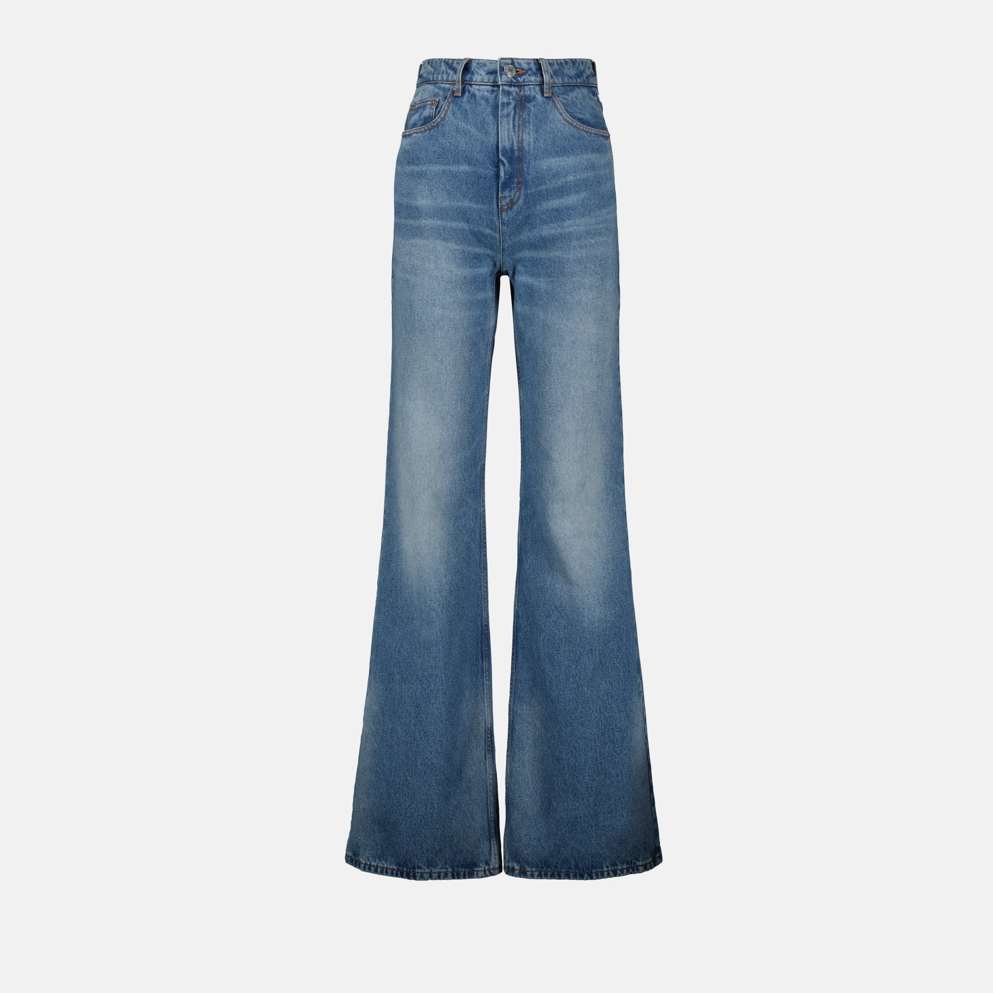 Hosen Ausstellung Jeans Ami PARIS Blau Femme