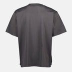 Camisetas Camiseta de Jersey de Algodón Sacai Gris Hombres