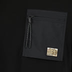 T-shirts Baumwoll-T-Shirt mit schwarzer Tasche Moncler Grenoble Noir Homme