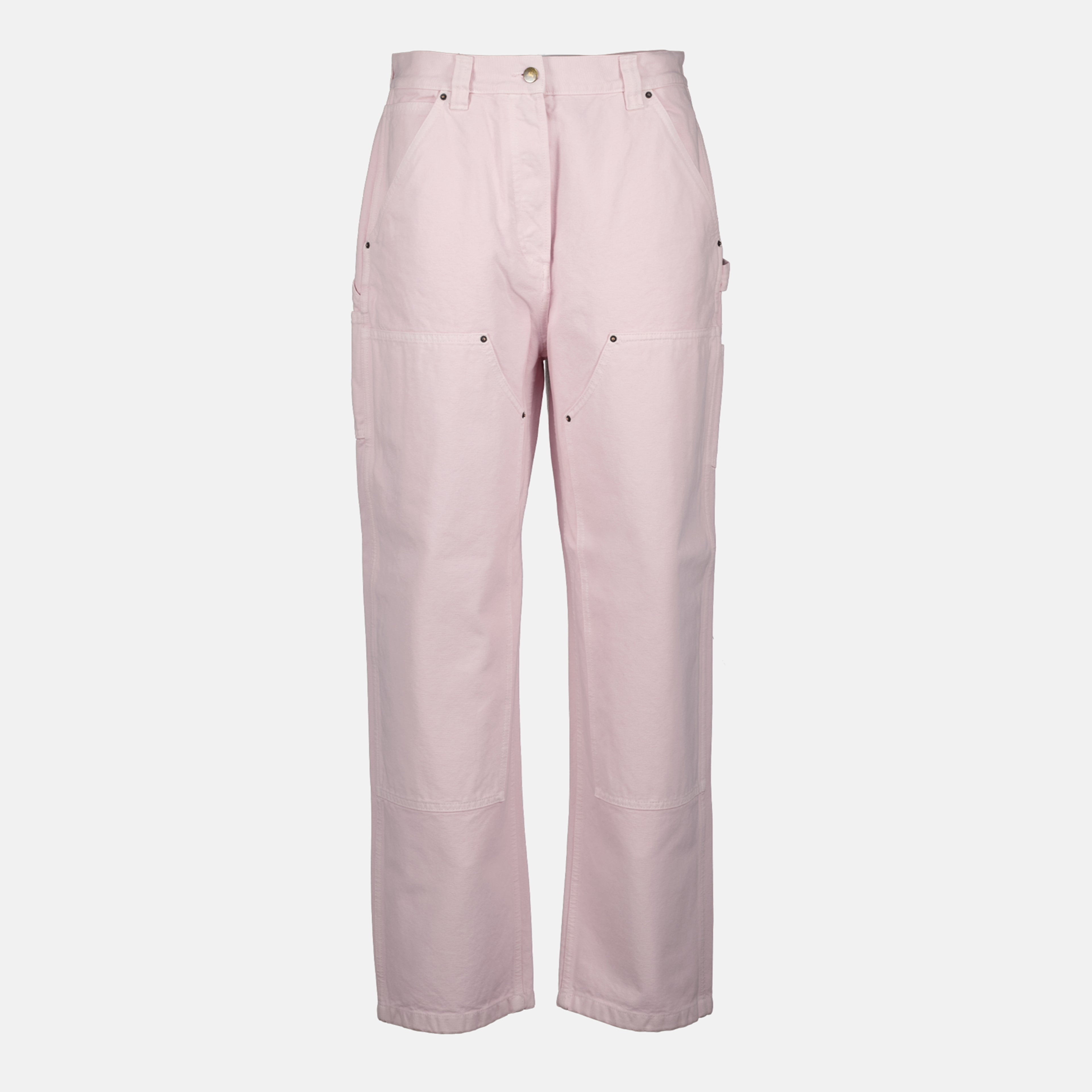 Image de l'article Pantalon cargo rose de la marque Prada pour Femme - Saison Printemps-Été 2026 - Vue de Face
