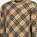 Malhas Sweater à Lista Burberry Bege Homme