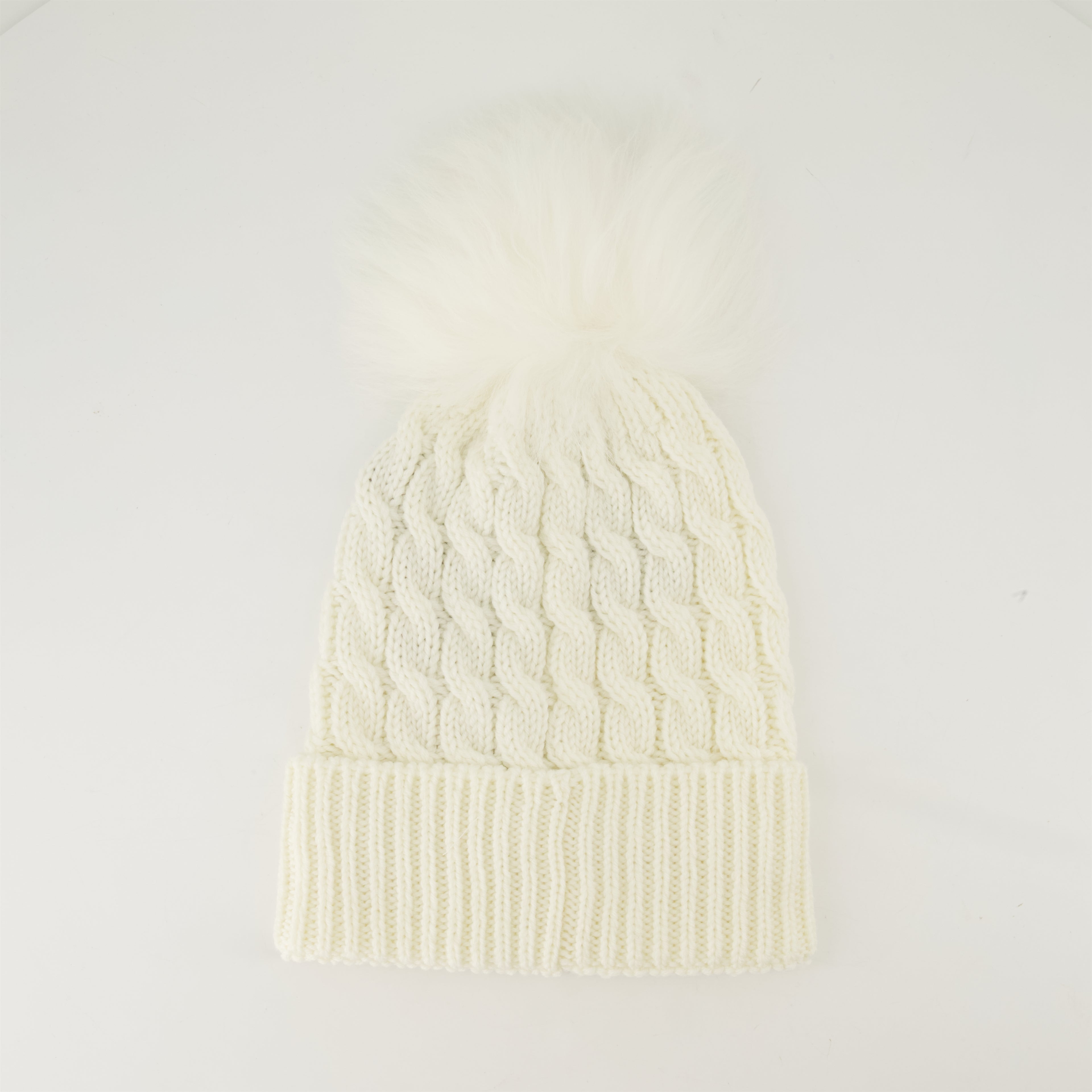 Hats, caps and beanies Bonnet à pompon Moncler Grenoble White Femme