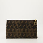 파우치 Pochette baguette imprimé FF Fendi 갈색 Femme