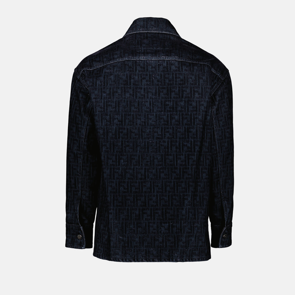 Camisas Camisa de Denim FF Fendi Azul escuro Homme