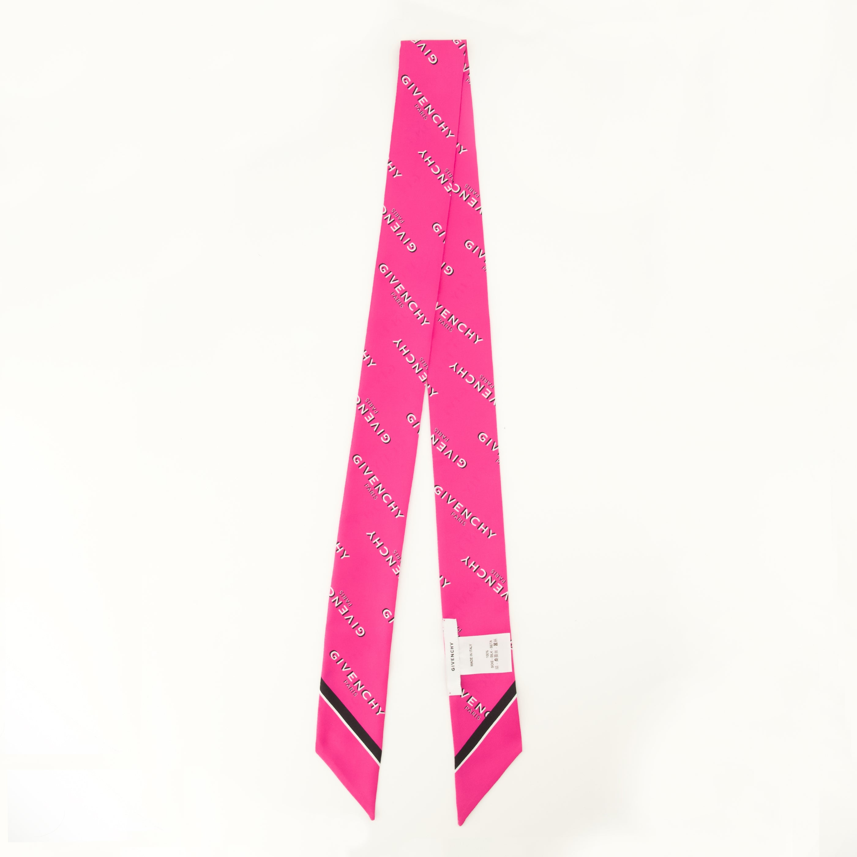 Écharpes, foulards et gants Bandeau en soie Shadow rose Givenchy Rose Femme