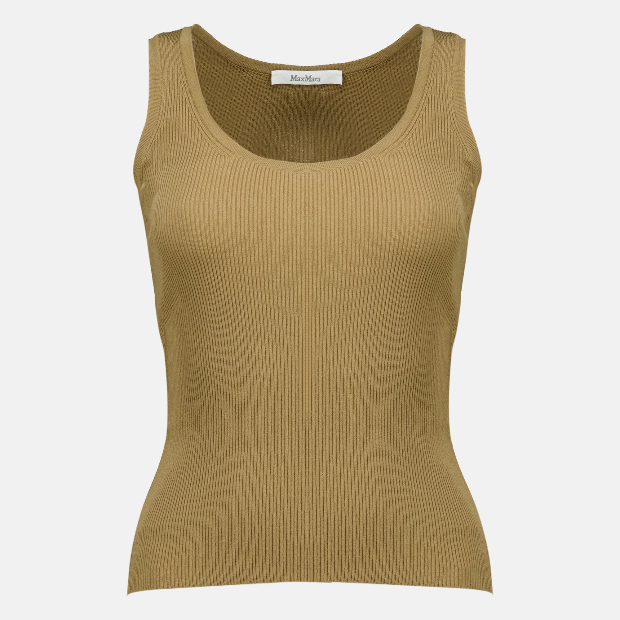 Tops Top a coste beige Max Mara Beige Femme