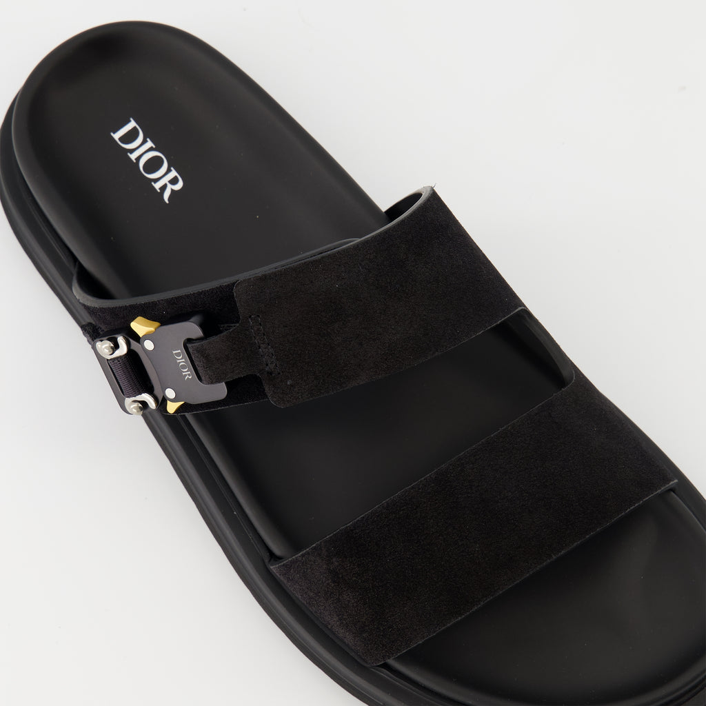 Chaussures ouvertes Aqua Sandalen Dior Noir Homme
