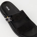 Chaussures ouvertes Aqua Sandalen Dior Noir Homme