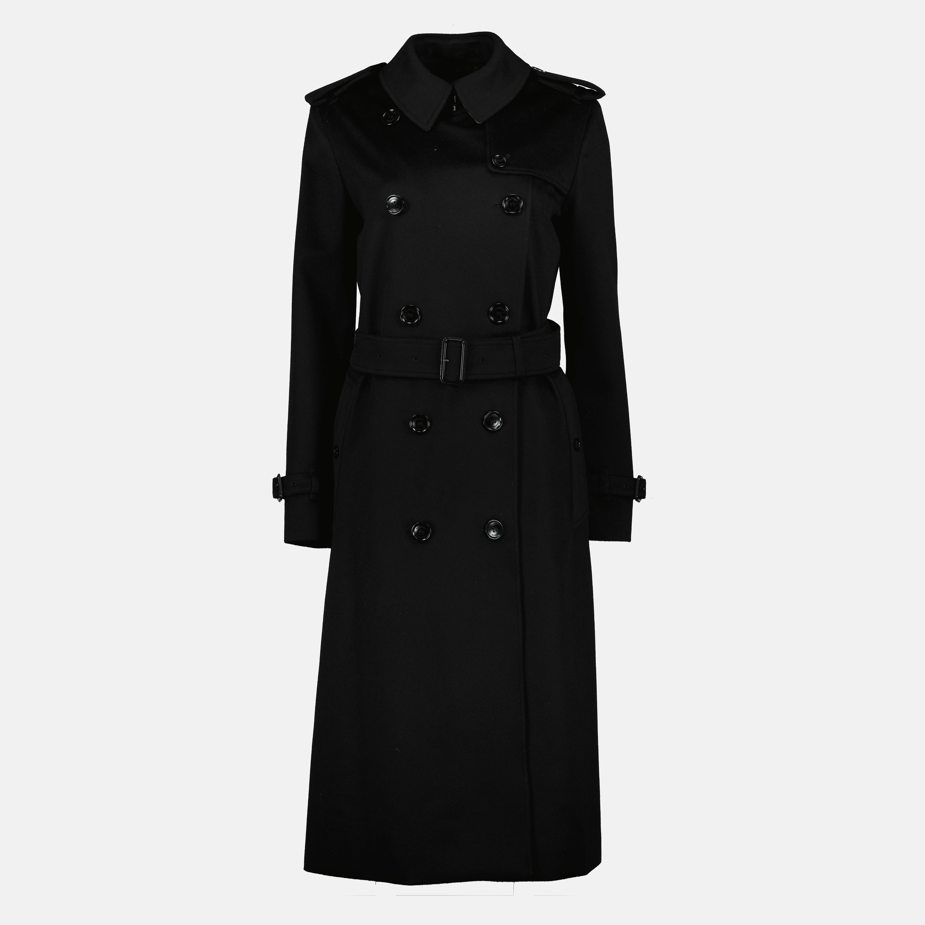 Image de l'article Trench long Kensington de la marque Burberry pour Femme - Saison Automne-Hiver 2025 - Vue de Face