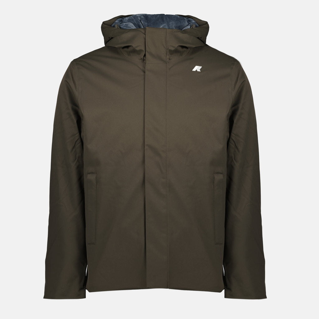 Bild der K-Way Jacko Twill Marmota Jacke für Herren - Herbst-Winter 2025 - Frontansicht