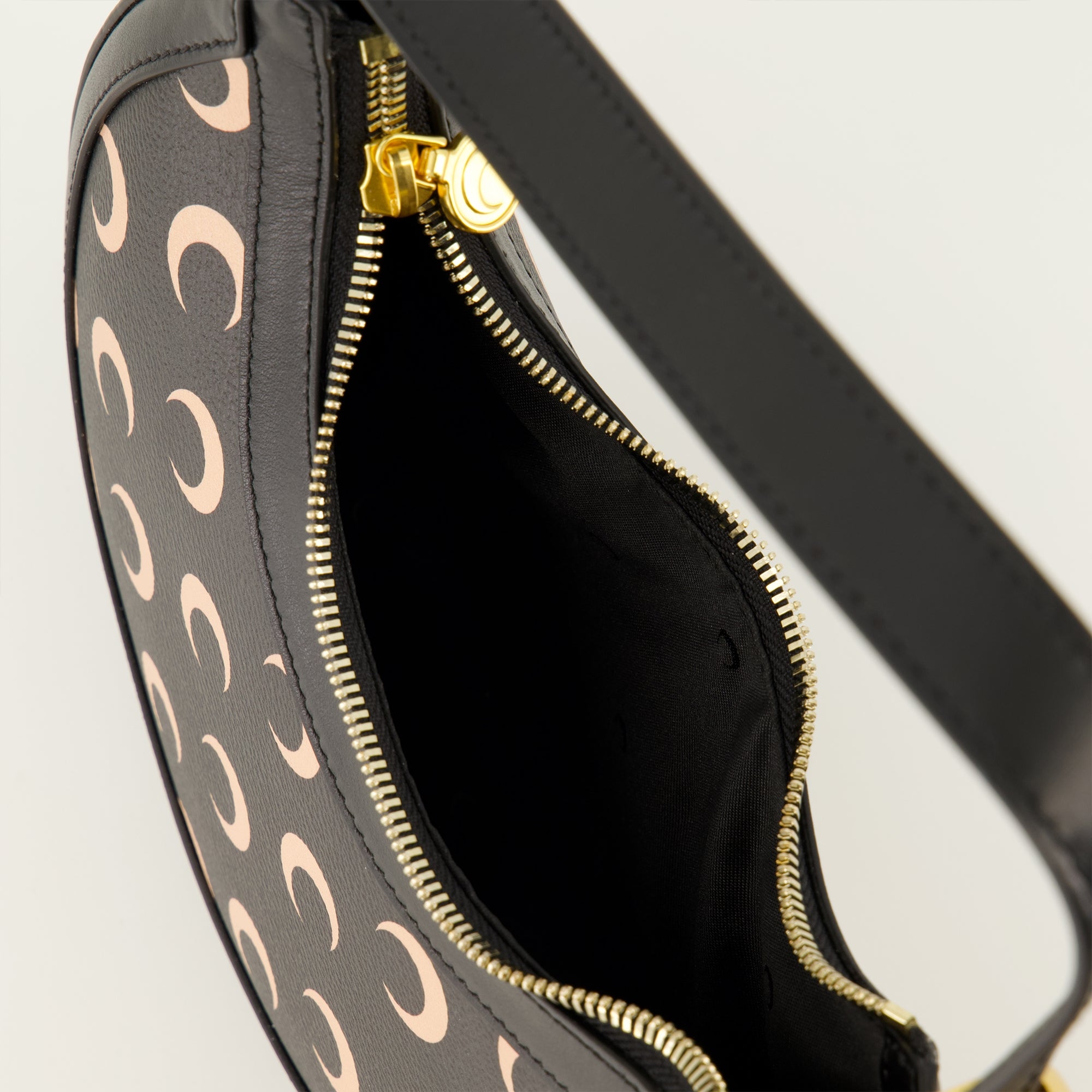 Sacs à dos Moon Eclips Mini Black Bag Marine Serre Noir Femme