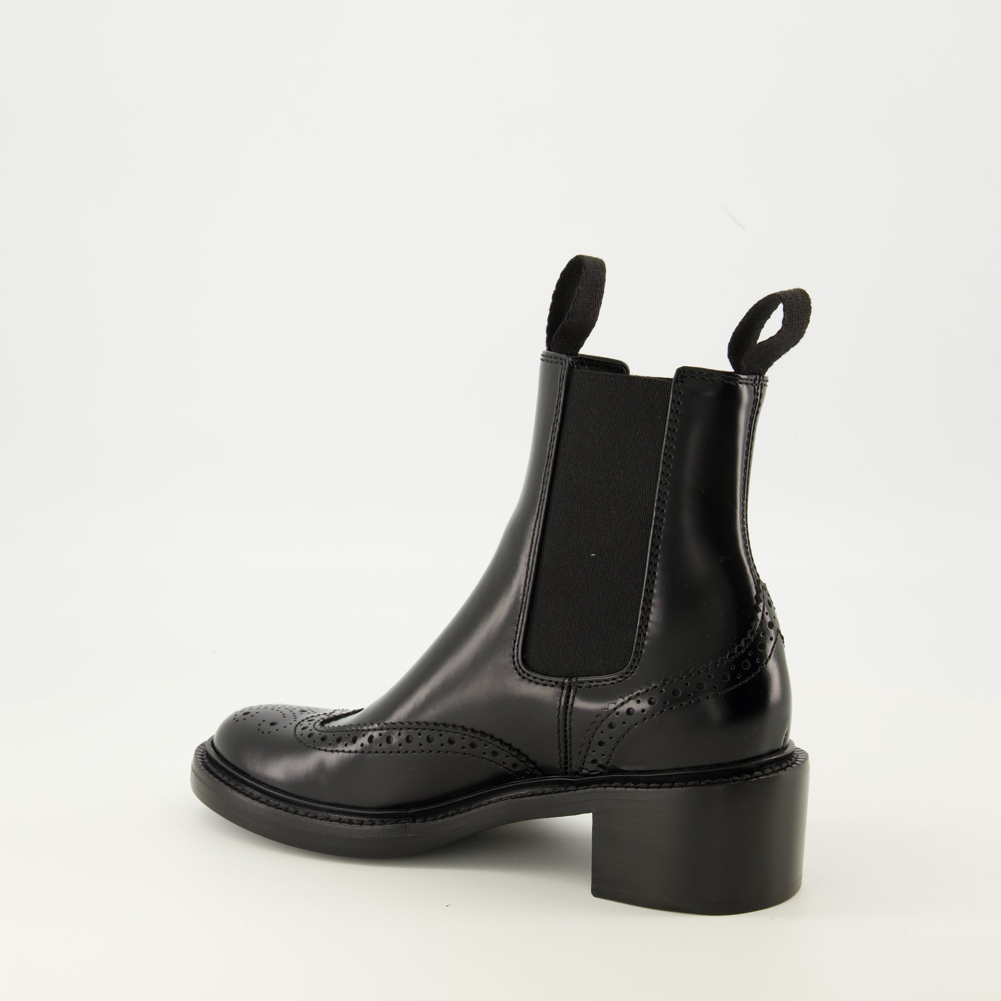 Image de l'article Bottines Chelsea de la marque Saint Laurent pour Femme - Saison Automne-Hiver 2025 - Vue trois quarts arrière droite