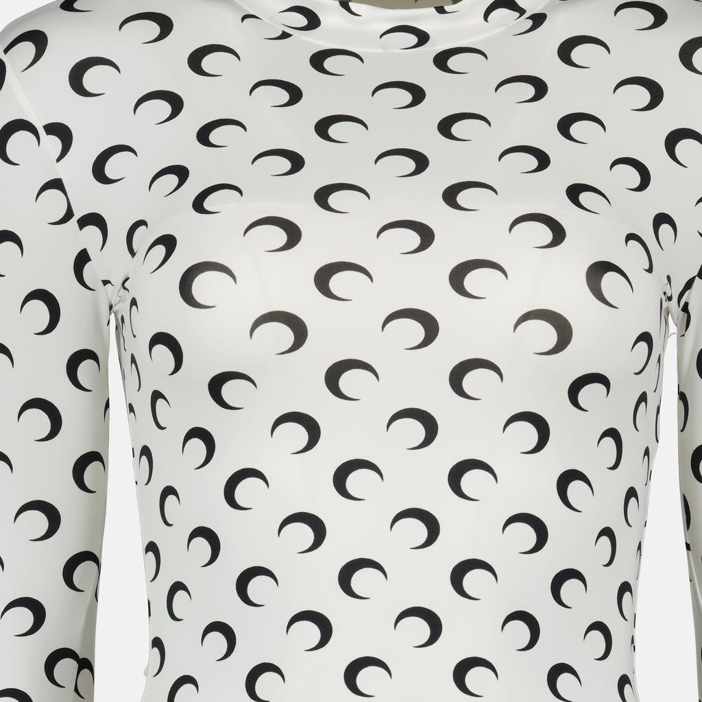 Image de l'article Top Jersey Moon de la marque Marine Serre pour Femme - Saison Automne-Hiver 2025 - Vue détaillée_5