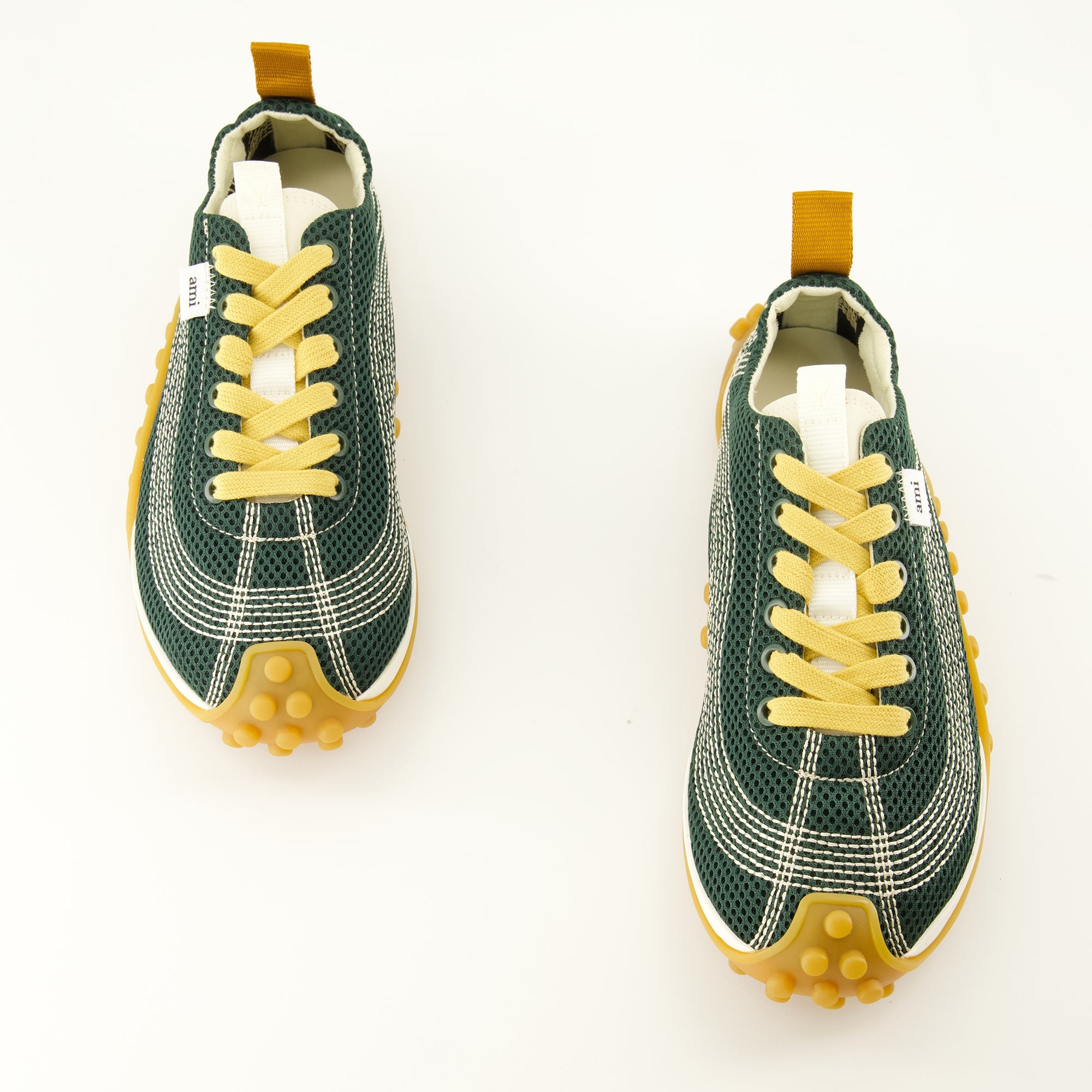 Baskets Baskets Mirage en mesh verte Ami PARIS Vert Unisexe