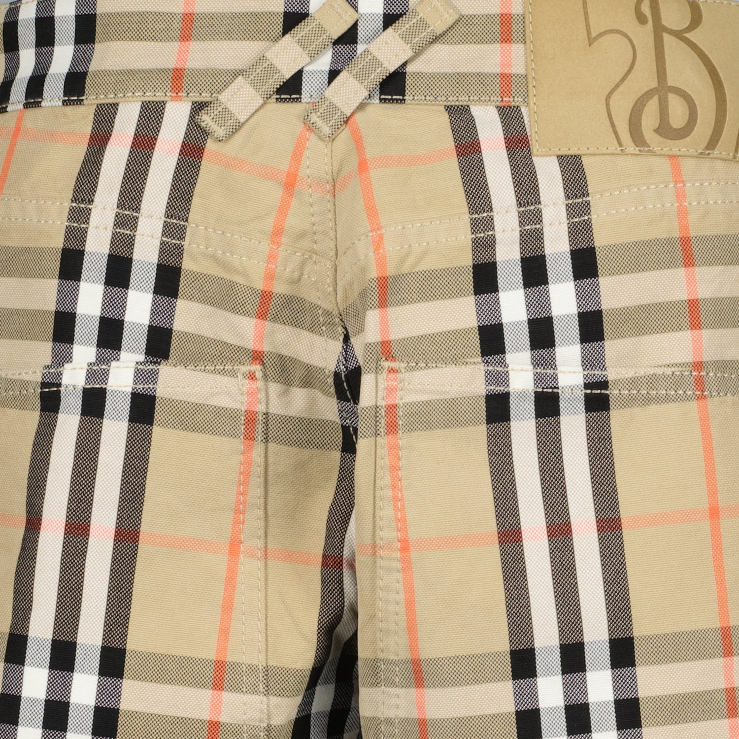 Pantalones Pantalones a cuadros Burberry Beige Homme