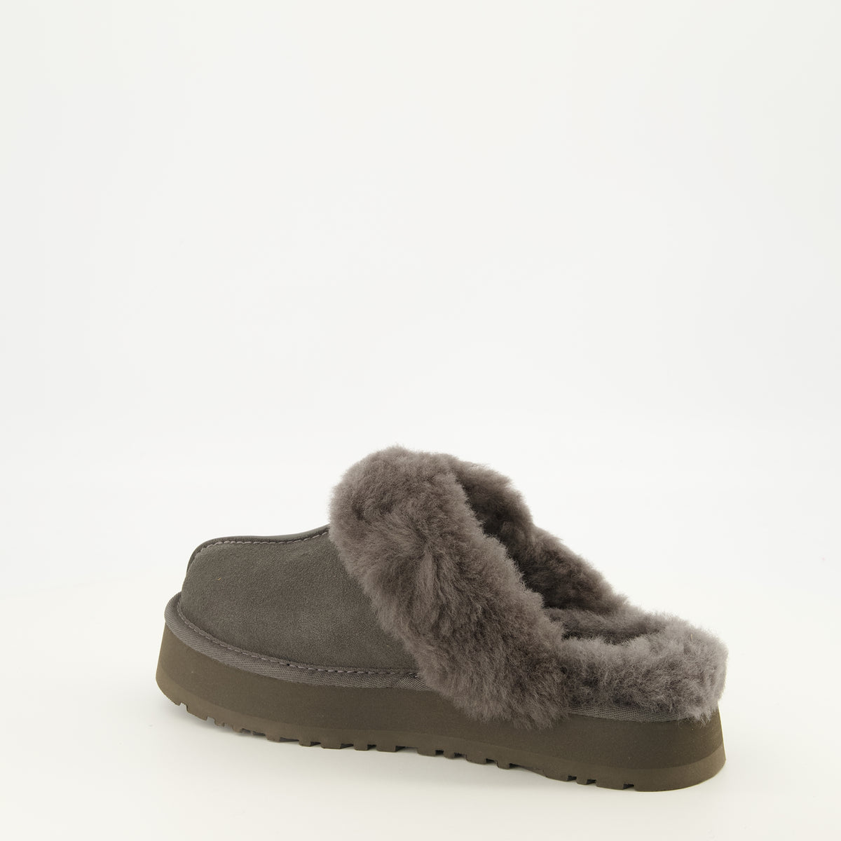 Chaussures ouvertes Mules Disquette grise Ugg Gris Femme