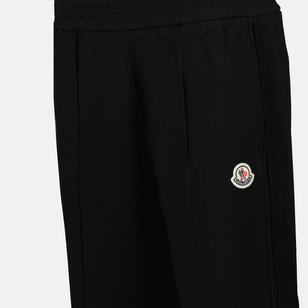 Pantalones Pantalones de chándal con logo Moncler Negro Femme