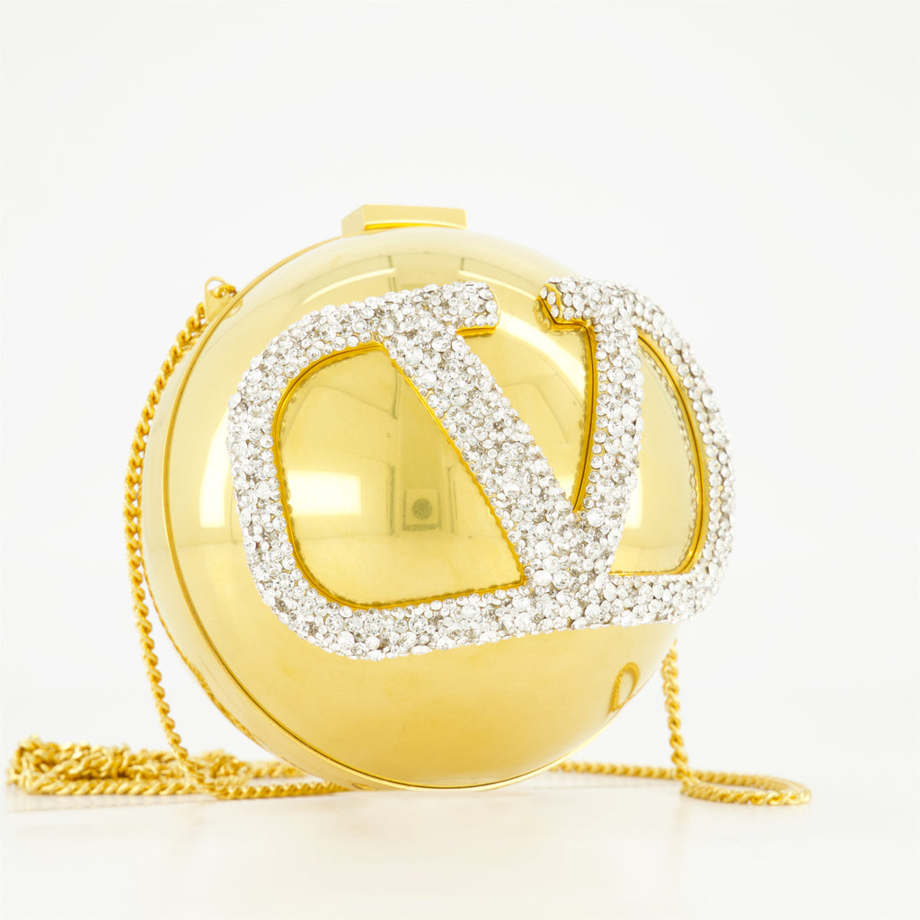 Sacs à main et épaule Minaudière VLogo doré Valentino Garavani Doré Femme