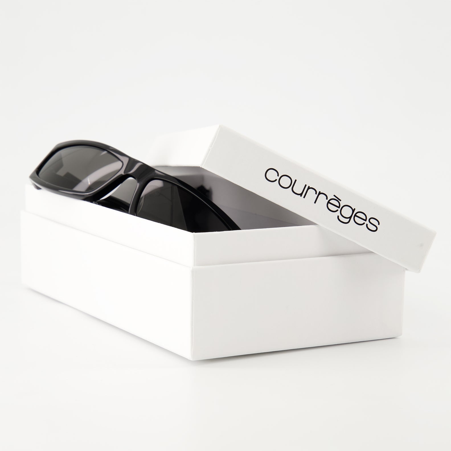 Lunettes Lunettes de soleil Tech Courrèges Noir Femme