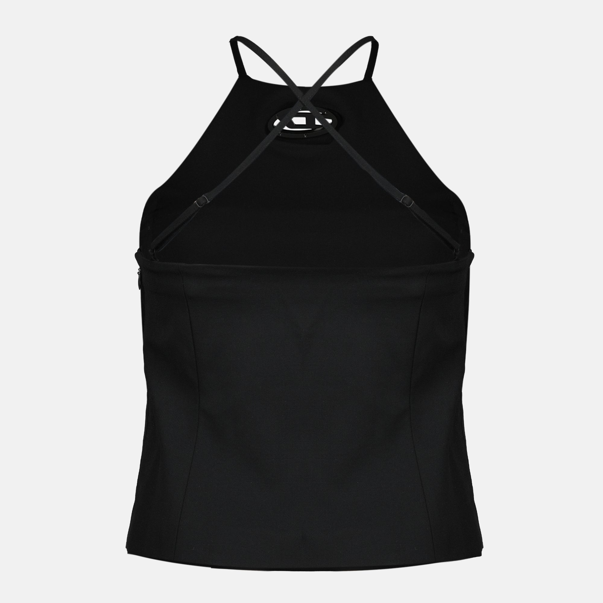 Image de l'article Top T-Elma noir de la marque Diesel pour Femme - Saison Printemps-Été 2026 - Vue de Dos