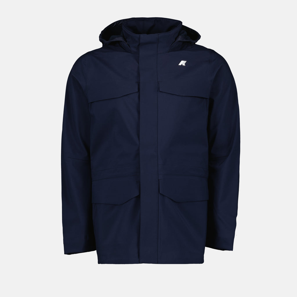 Manteaux Parka Manphy Bonded K-Way Bleu Homme