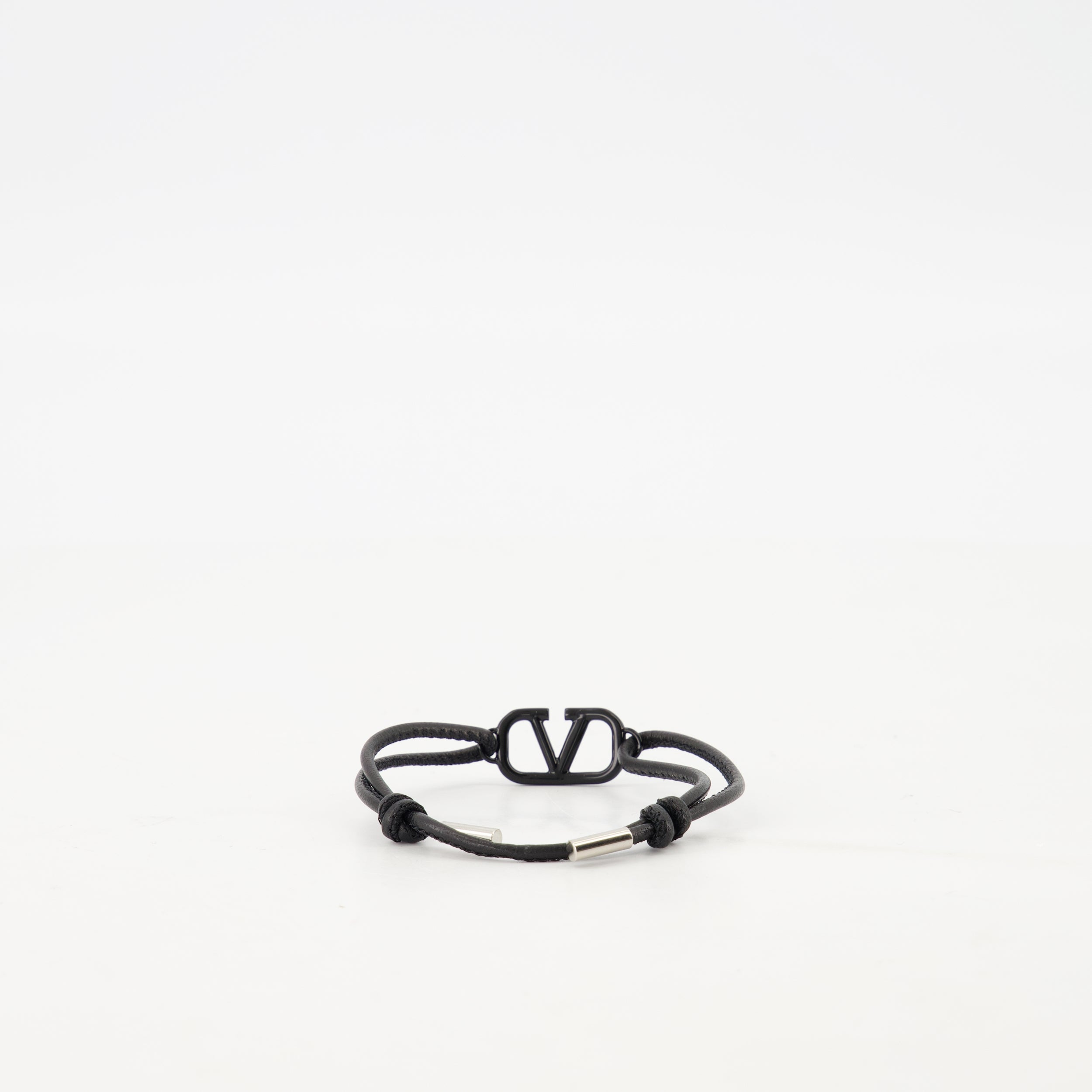 Bijoux Bracelet cordon VLogo Valentino Garavani Noir Homme