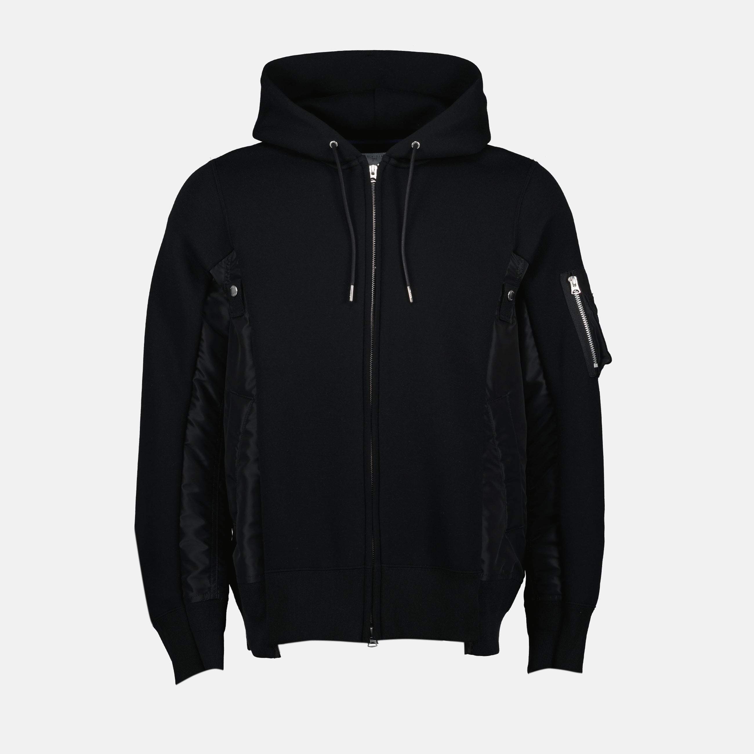Two-tone Zipped Sweatshirt