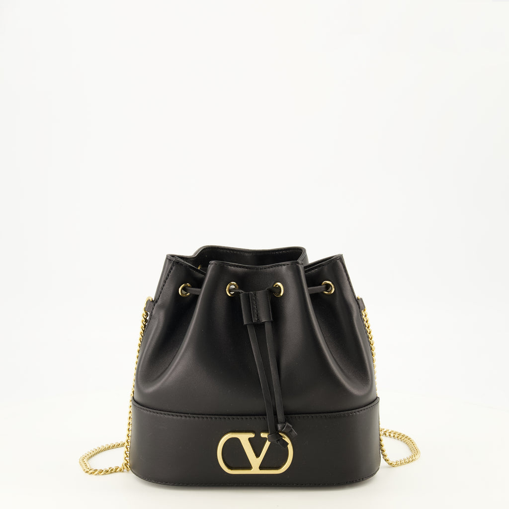 Sacs à main et épaule ミニバケットバッグ ブラック Valentino Garavani Noir Femme