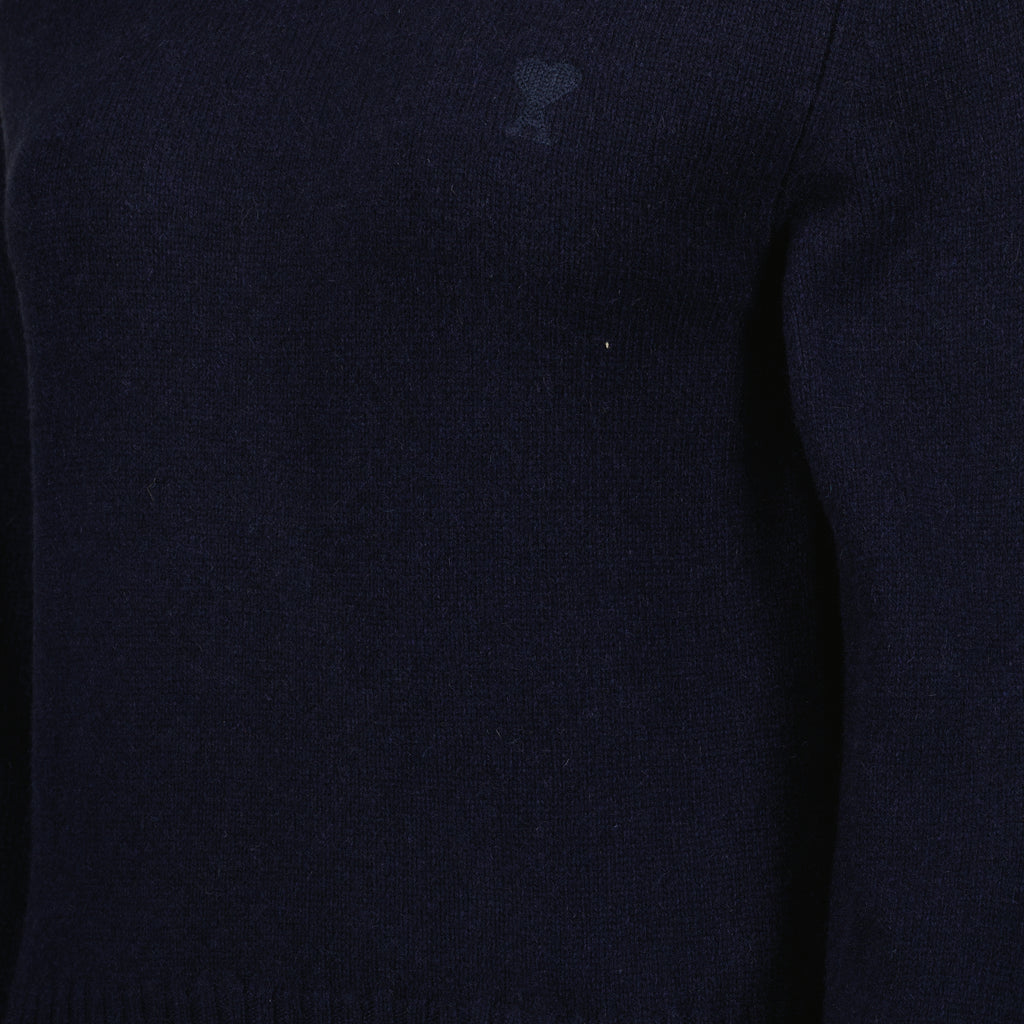 Maille Pull AMI de coeur Ami PARIS Bleu foncé Femme