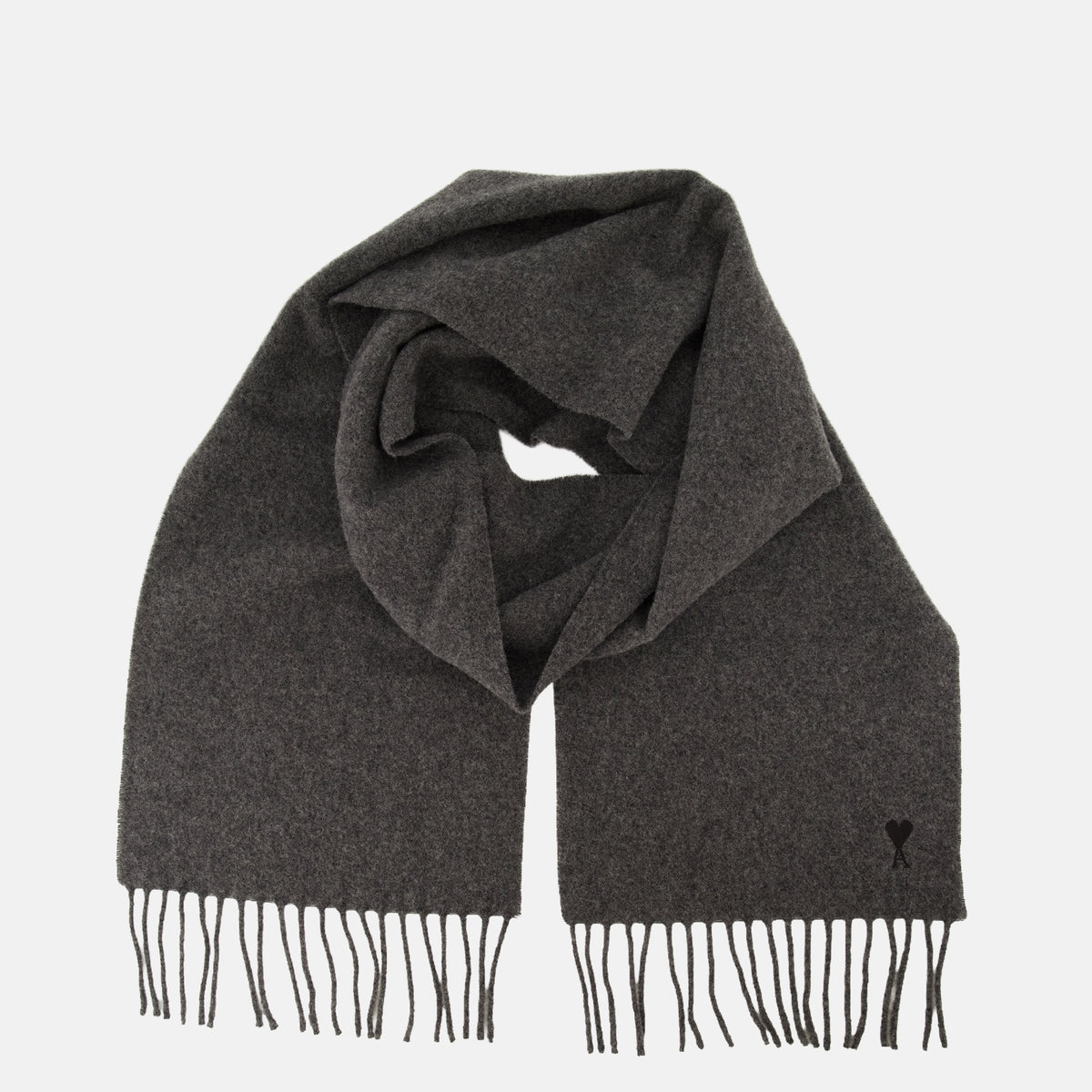 Écharpes, foulards et gants Écharpe grise en laine Ami PARIS Gris Unisexe