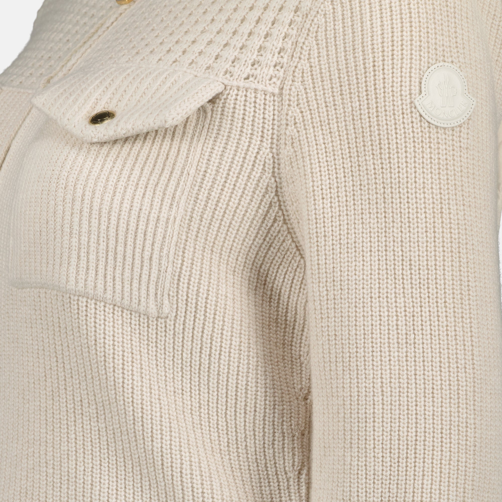 Imagen del artículo Chaqueta de lana de mezcla Moncler para mujer - Temporada Otoño-Invierno 2025 - Vista Detallada_3