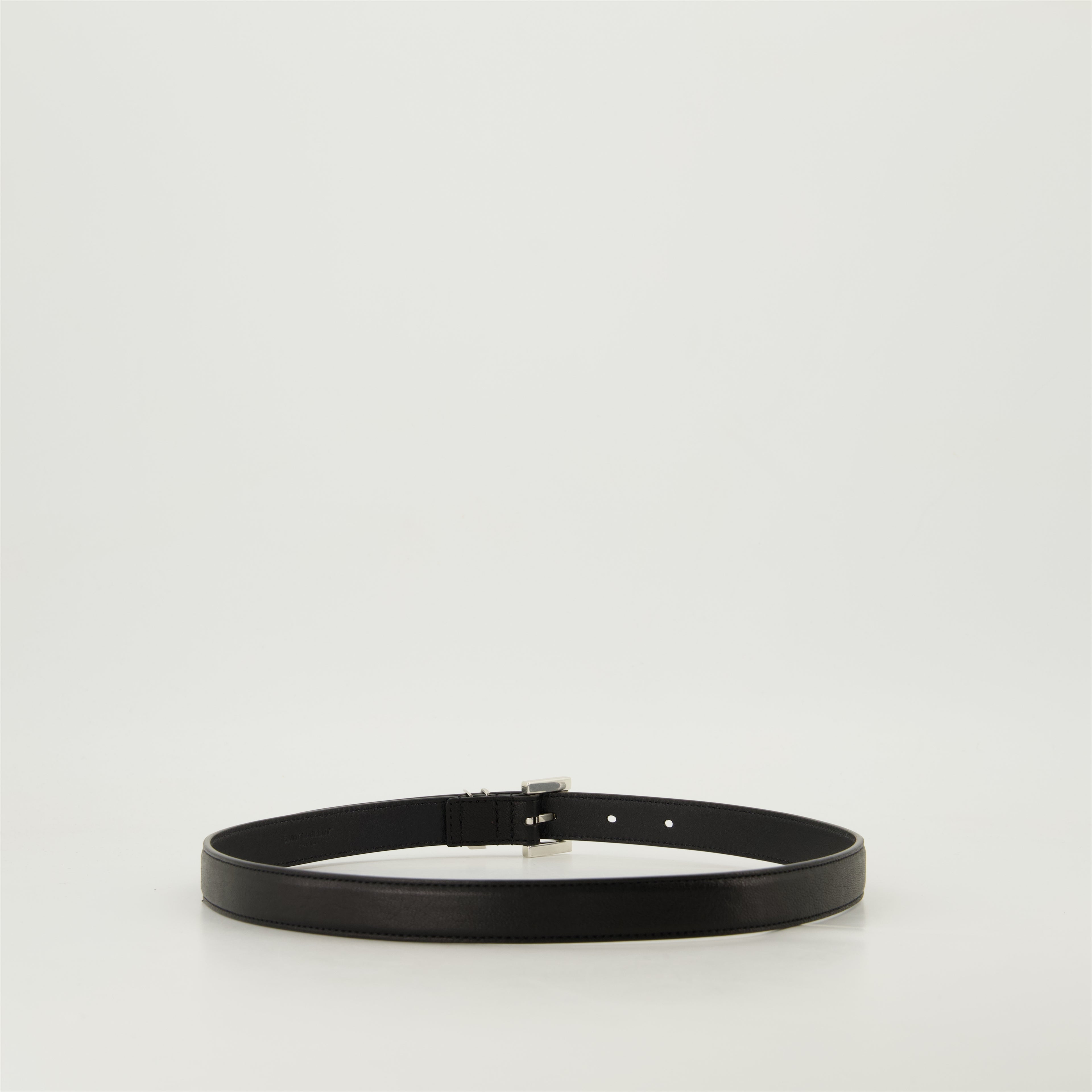 Ceintures Ceinture Cassandre Saint Laurent Noir Homme