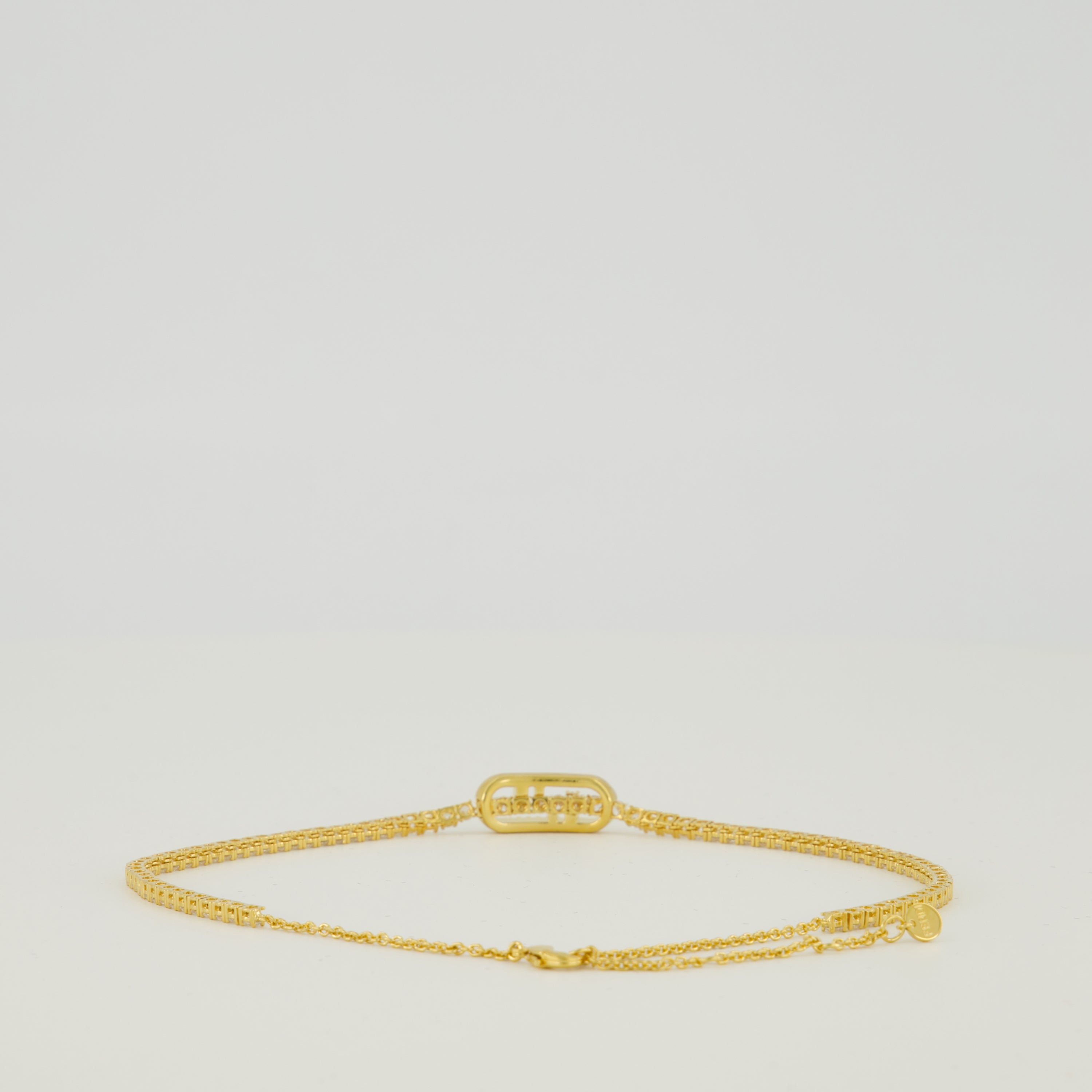 Imagen del collar O'Lock con cristales de la marca Fendi para mujer - Temporada Otoño-Invierno 2025 - Vista Trasera