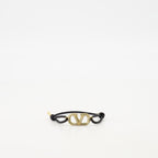 Bijoux Bracelet cordon VLogo Valentino Garavani Noir Femme