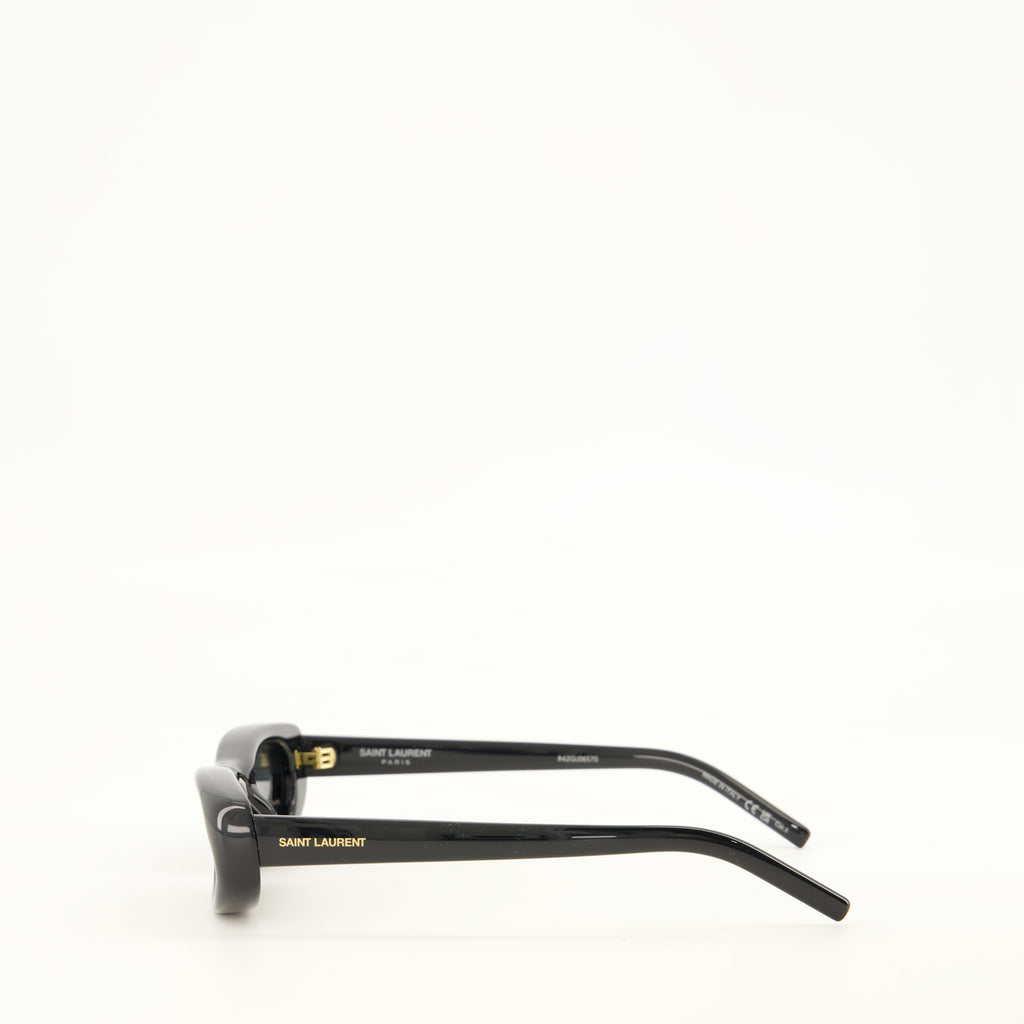 Lunettes SL 557 シェード プランプ ブラック サングラス Saint Laurent Noir Unisexe
