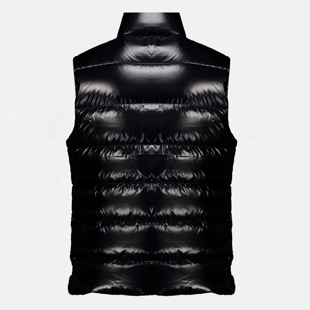 Vestes Tibb Black Sleeveless Down Jacket Moncler Noir Homme