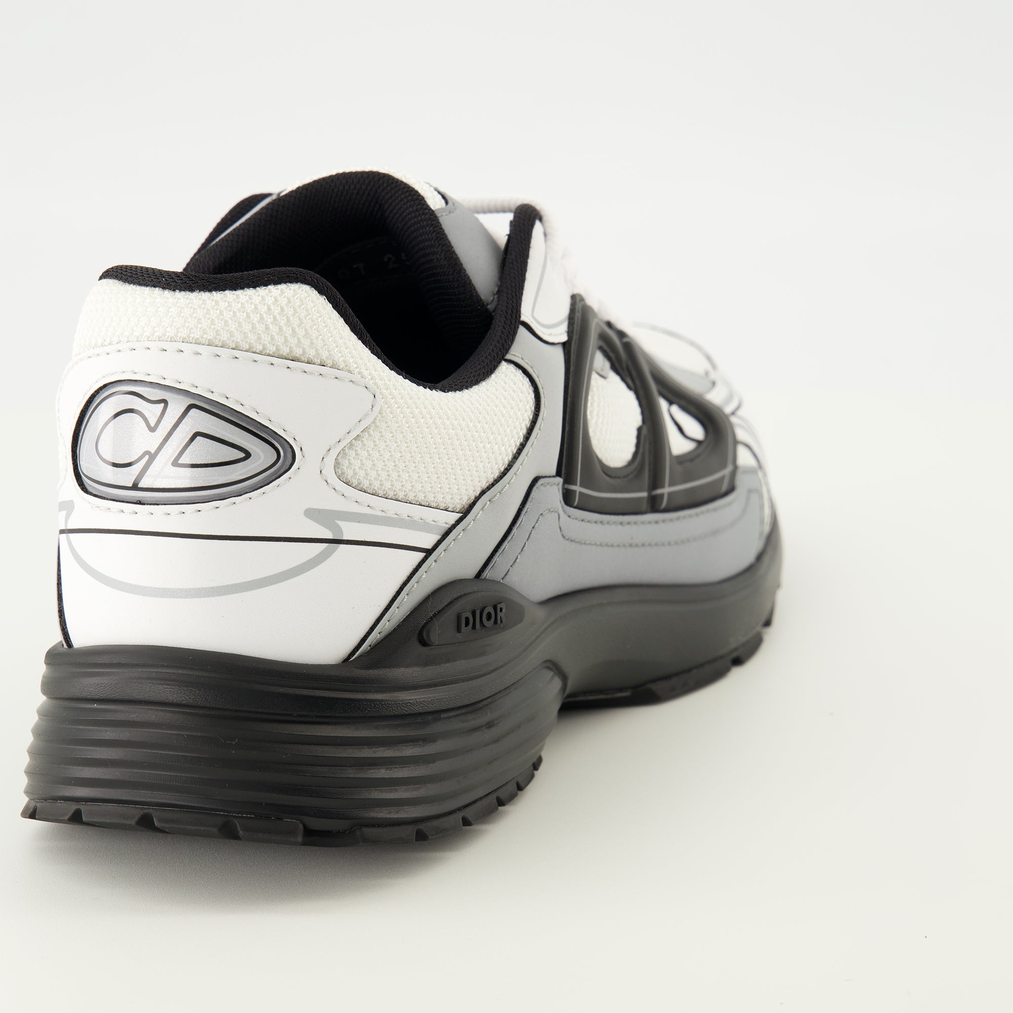 Bild der grauen Dior Herren B30 Sneakers - Frühjahr-Sommer 2026 - Rückansicht