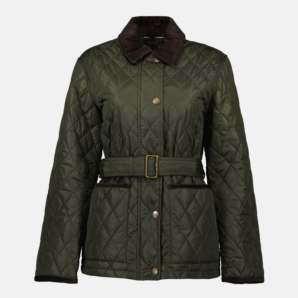Vestes Veste matelassée Burberry Kaki Femme