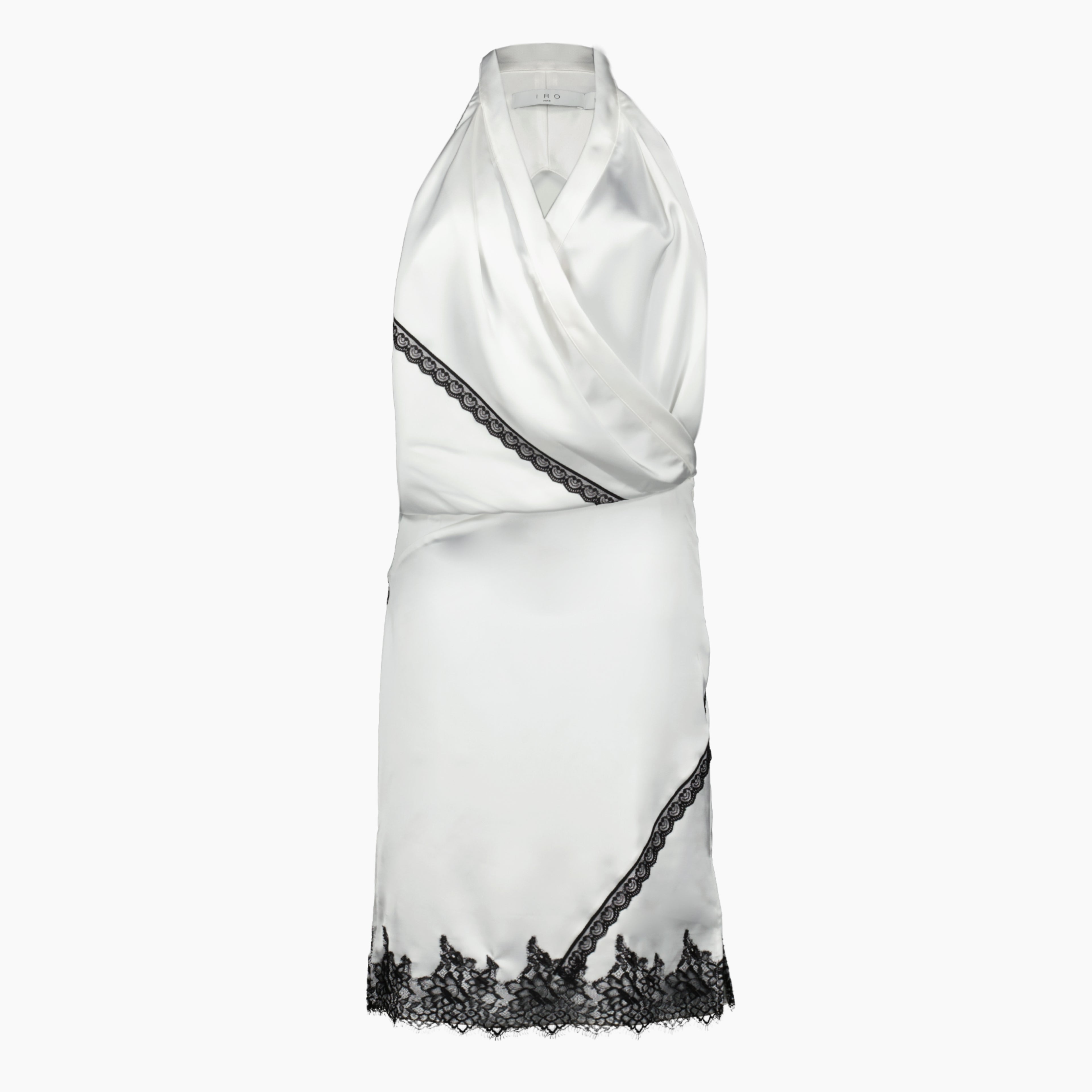 Robes Robe midi drapée effet satiné blanche Iro Blanc Femme