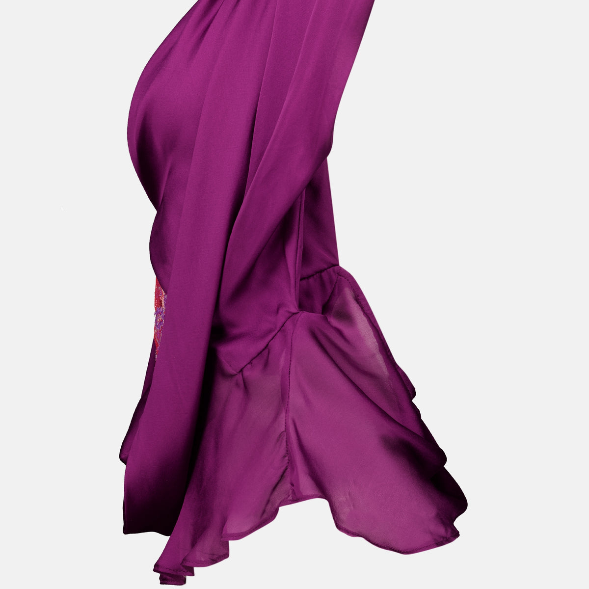 Tops Haut dos nu en dentelle Christopher Esber Violet Femme