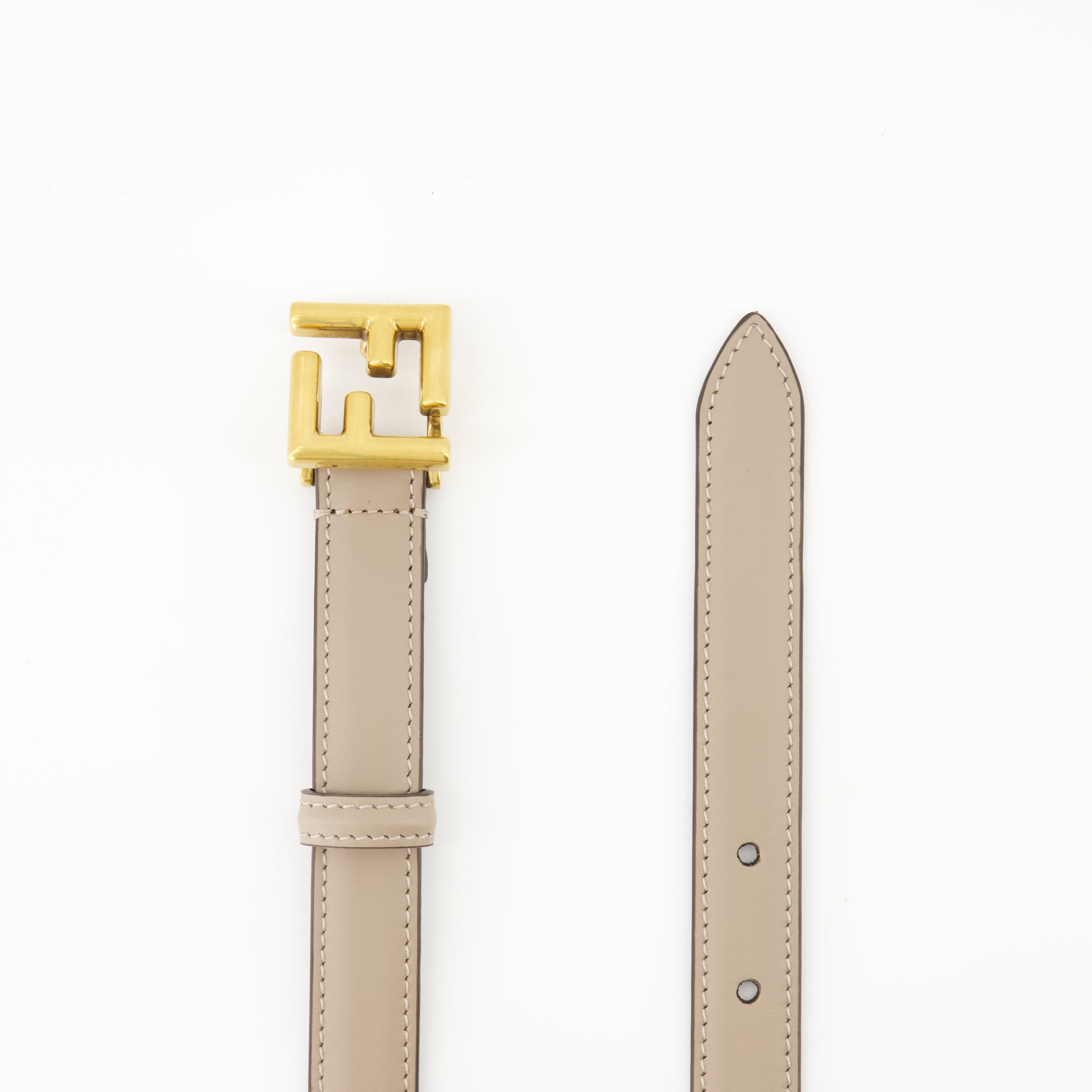 Cintos Cinto FF Fendi Bege Femme