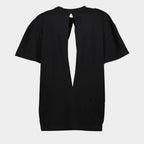 T-shirts T-shirt ouvert Mm6 Noir Femme